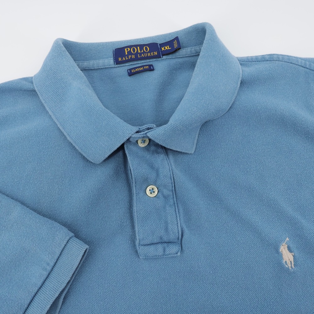Polo Ralph Lauren Classic Fit Polo Blue Short Sleeve Mens XXL